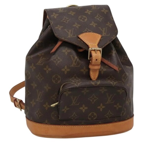 LOUIS VUITTON Monogram Montsouris MM Backpack M51136 LV Auth BA5166 - Picture 1 of 16